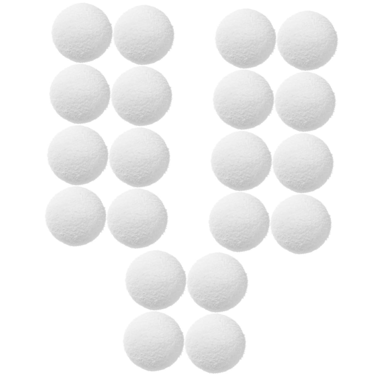 ibasenice 5 Ensembles Éponge Absorbante D'Huile Éponge Éliminatrice Boules De Piscine Éponge De Nettoyage pour Piscine Fournitures pour Aquarium Boules Filtrantes De 4 pièces * 5
