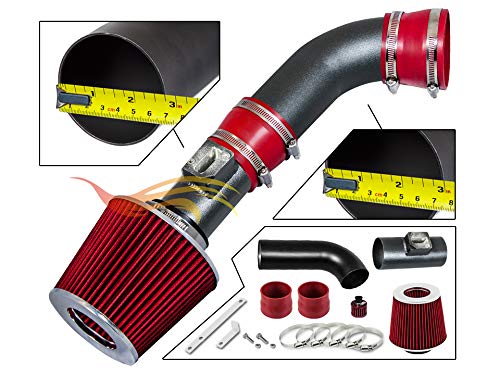 RW Series Short Ram Intake | Matte Black Pipe For 2008-2012 Chevy Colorado & GMC Canyon