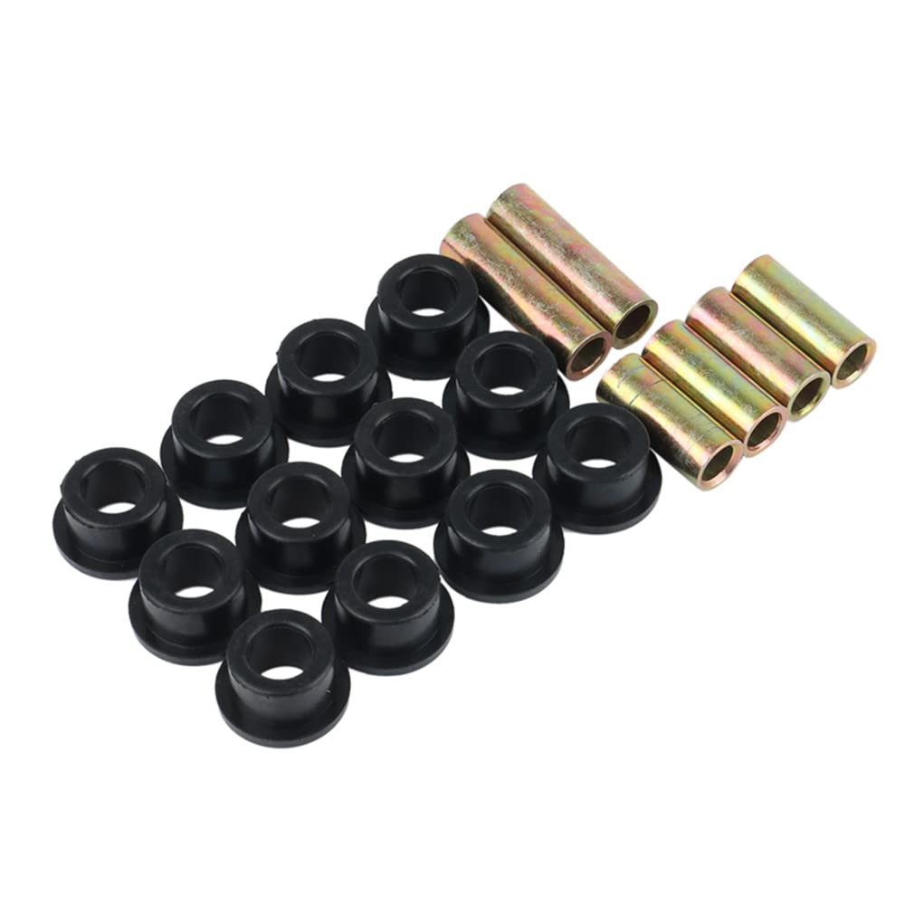Suspensión de Brazo Delantero Inferior con Resorte Delantero Superior A para Club Car DS Gas Electric 1992-UP Kit de bujes y Manguitos 1016346 Manguito de Bronce 1016349 1016350