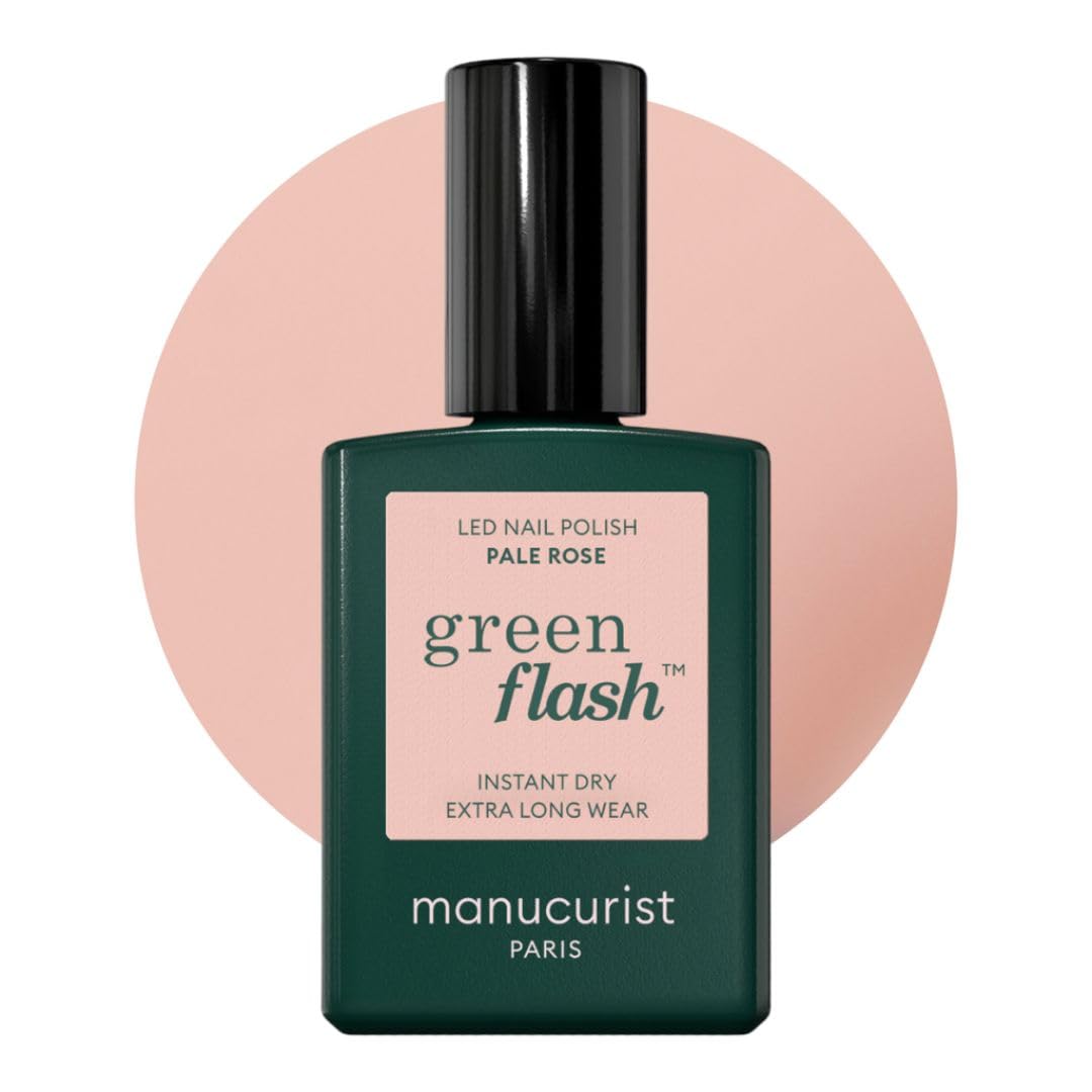 Manucurist Green Flash Pale Rose Sheer Pastel Pink LED Gel Nail Polish