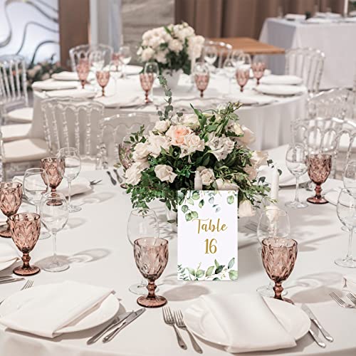 Zonon ZONON-TABLE NUMBERS CARDS-89 26 Pieces Wedding Table Numbers Cards 1-25 thumb #6