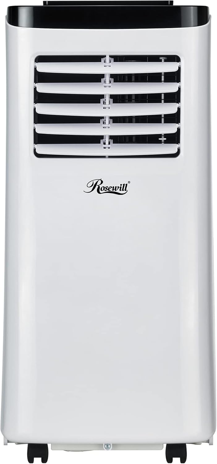 Rosewill RHPA-18001 Portable Air Conditioner in a living room setting