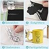 iImagine Vinyl Permanent Vinyl, 72 Pack Permanent Adhesive Vinyl Sheets (12”x 12”) for Silhouette Cameo and Any Craft Machine Cutters #5