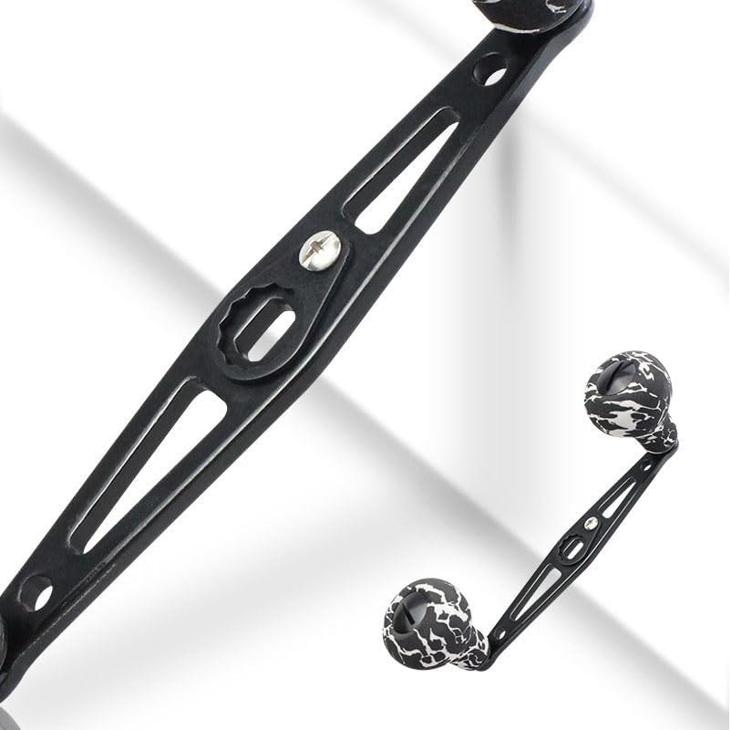 KTGCOZS Replacement Part New Carbon Fiber Super Power Straight Baitcasting Reel Handle