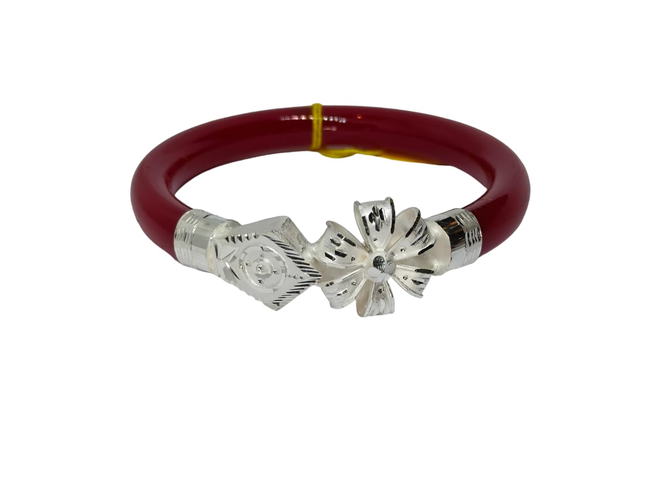 Gahenaz Silver Patabahari Dark Red Pola Bangle Bracelet, Size 2.4 (B0DD4DDRY8) Amazon Price History, Amazon Price Tracker