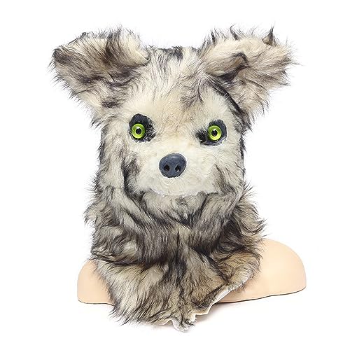 Máscara de lobo para asustar en el túnel del terror y eventos de Halloween 1