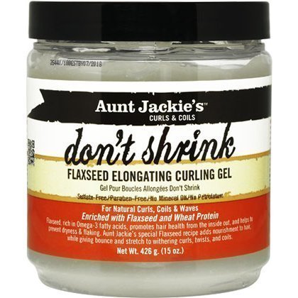 Aunt Jackies Don't Shrink Flaxseed Elongating Curling Gel, 15 Oz