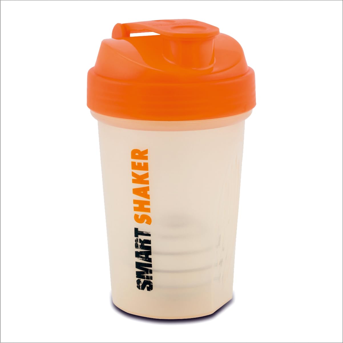 Trueware Mini Smart Gym Shaker With PP Blender Ball | Plastic | 500 ML | Orange | Leak Proof | Ideal for Protein | Preworkout and BCAAs, BPA Free | Ideal Workout Blender for Fitness Lovers (B0CD3N65V7) Amazon Price History, Amazon Price Tracker