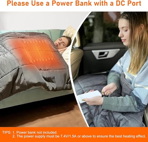 Portable-Heated-Blanket-DC-74V-Port-Wearable-Electric-Heated-Throw-Blanket-with-3-Heating-Levels56-x-45-Heated-Camping-Blanket-for-Outdoor-Travel-Home-Battery-Pack-Not-Included