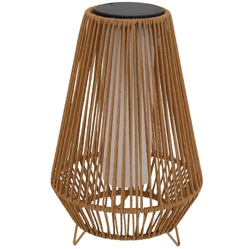 Lanterne solaire SALOMEA TALL H47cm lampe de jardin rechargeable blanc chaud