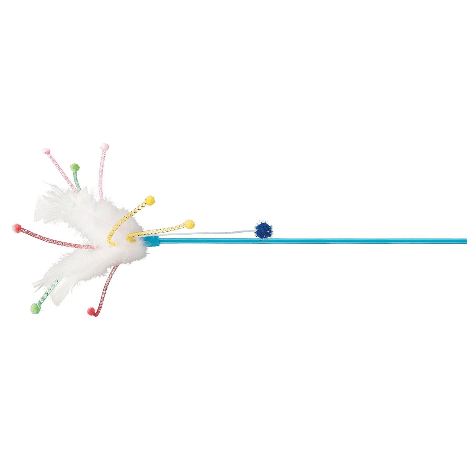 Trixie Set de bâtons de Jeu avec Plumes, 41 cm, Chat