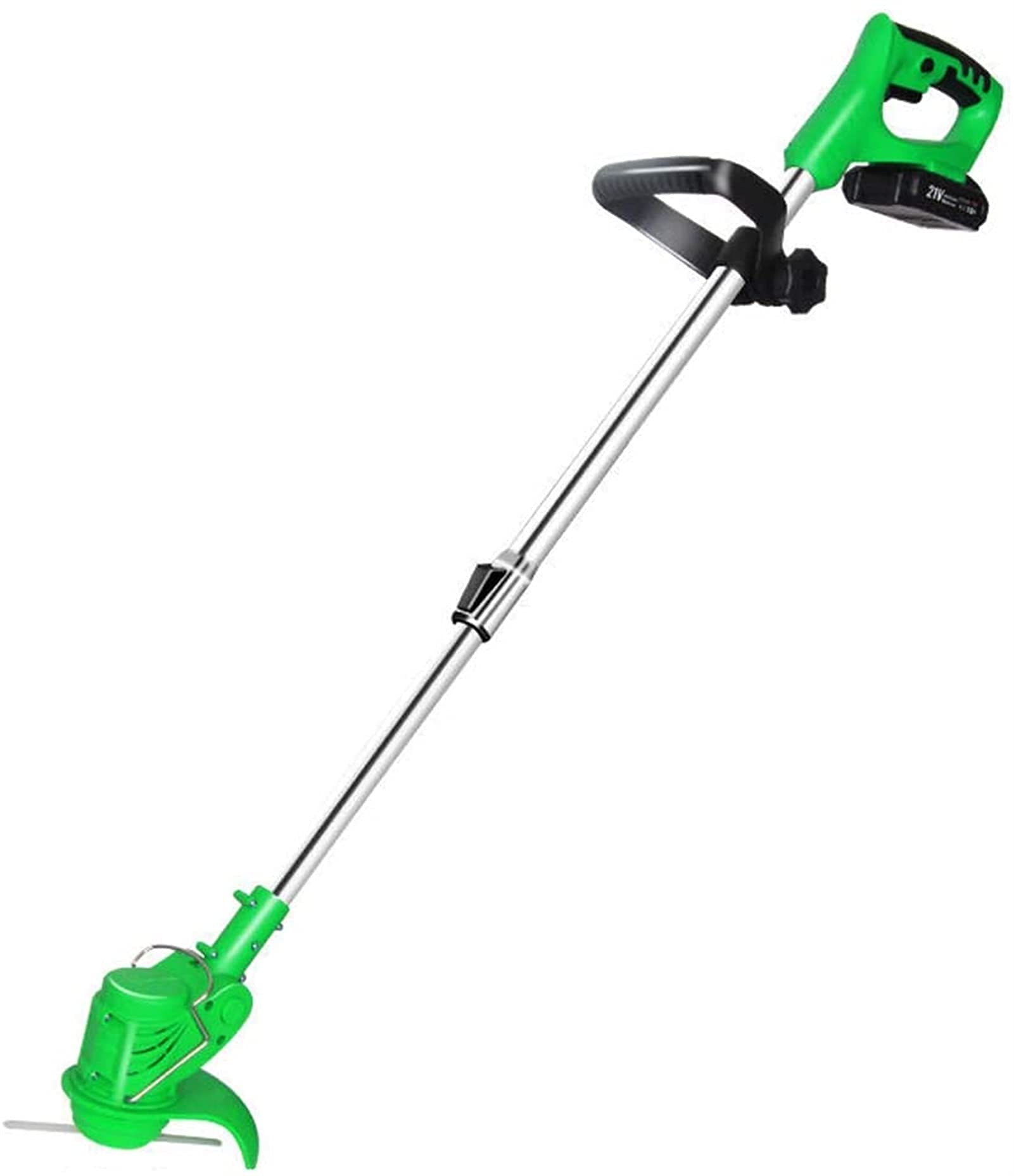 Handheld Lawn Mower Battery Lawn Mower (Li-Ion 36V, 15Cm Cutting Width, Rechargeable Electric Lawn Mower, Retractable 30Cm, Lengthened And Tiltable Motor Head, With Battery And Charger) (Siz