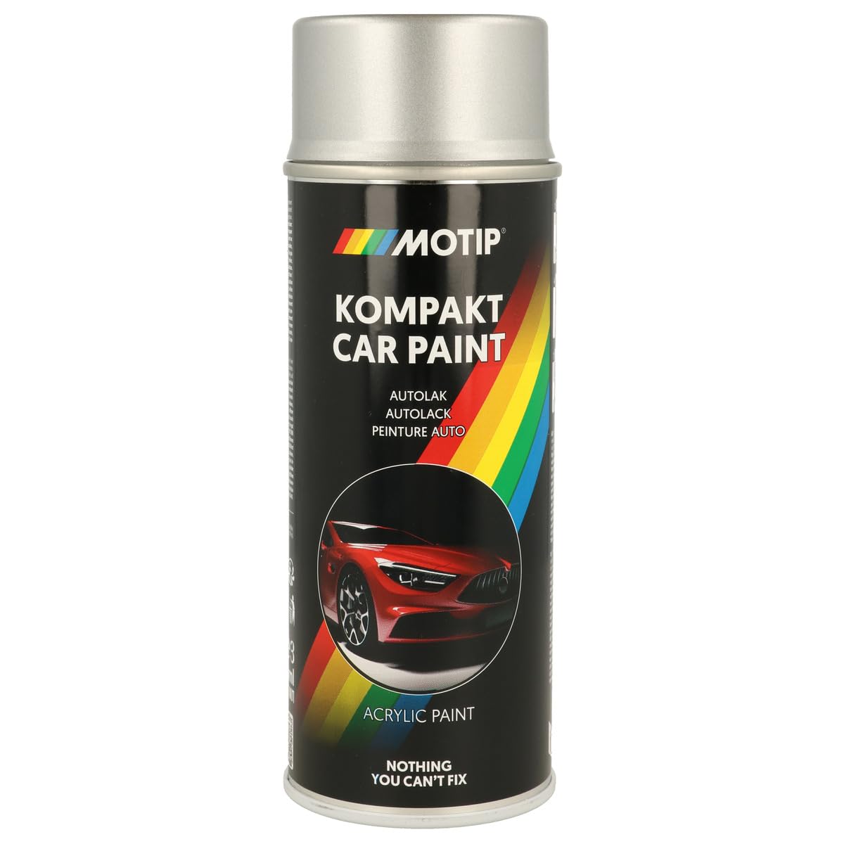 MoTip Car Paint 400ml Aerosol - Kompakt Silver Metallic