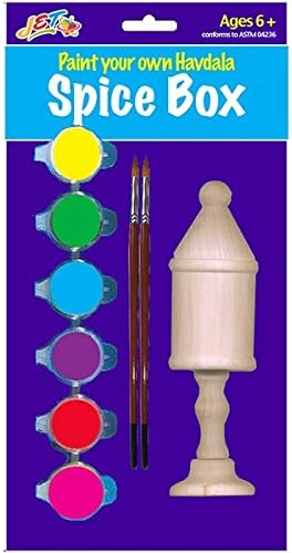 Paint Your Own Spice Box Children's Painting Activity Kit