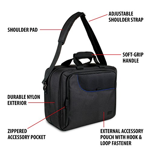image for USA GEAR PS4 Travel Case - Travel Bag Compatible with PlayStation 4 Sl