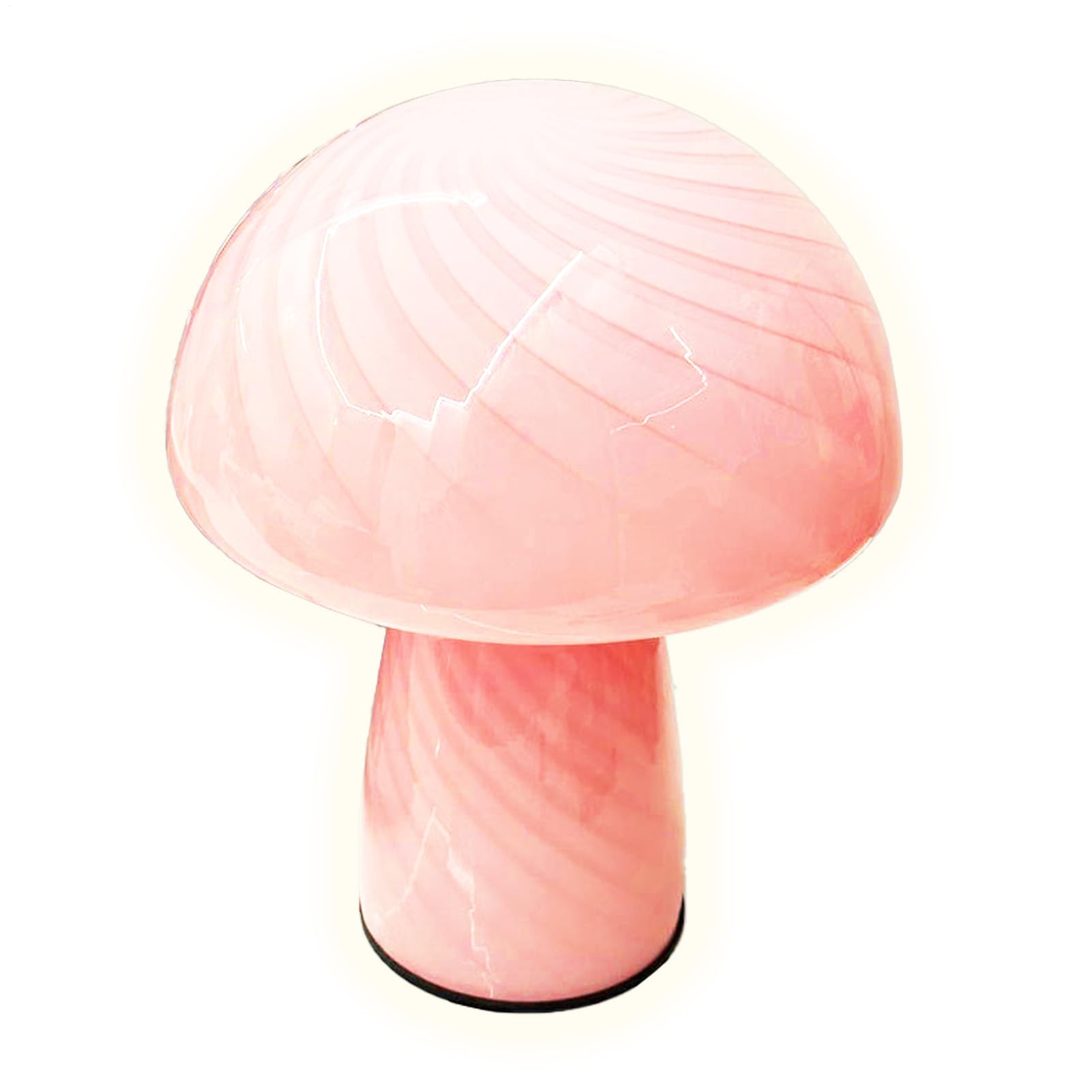 Lampada da tavolo a fungo, lampada a fungo carina - Lampada da lettura | regolabile in vetro a colori chiari - da notte portatile decorativa, lampada da scrivania carina per camera da , comodino