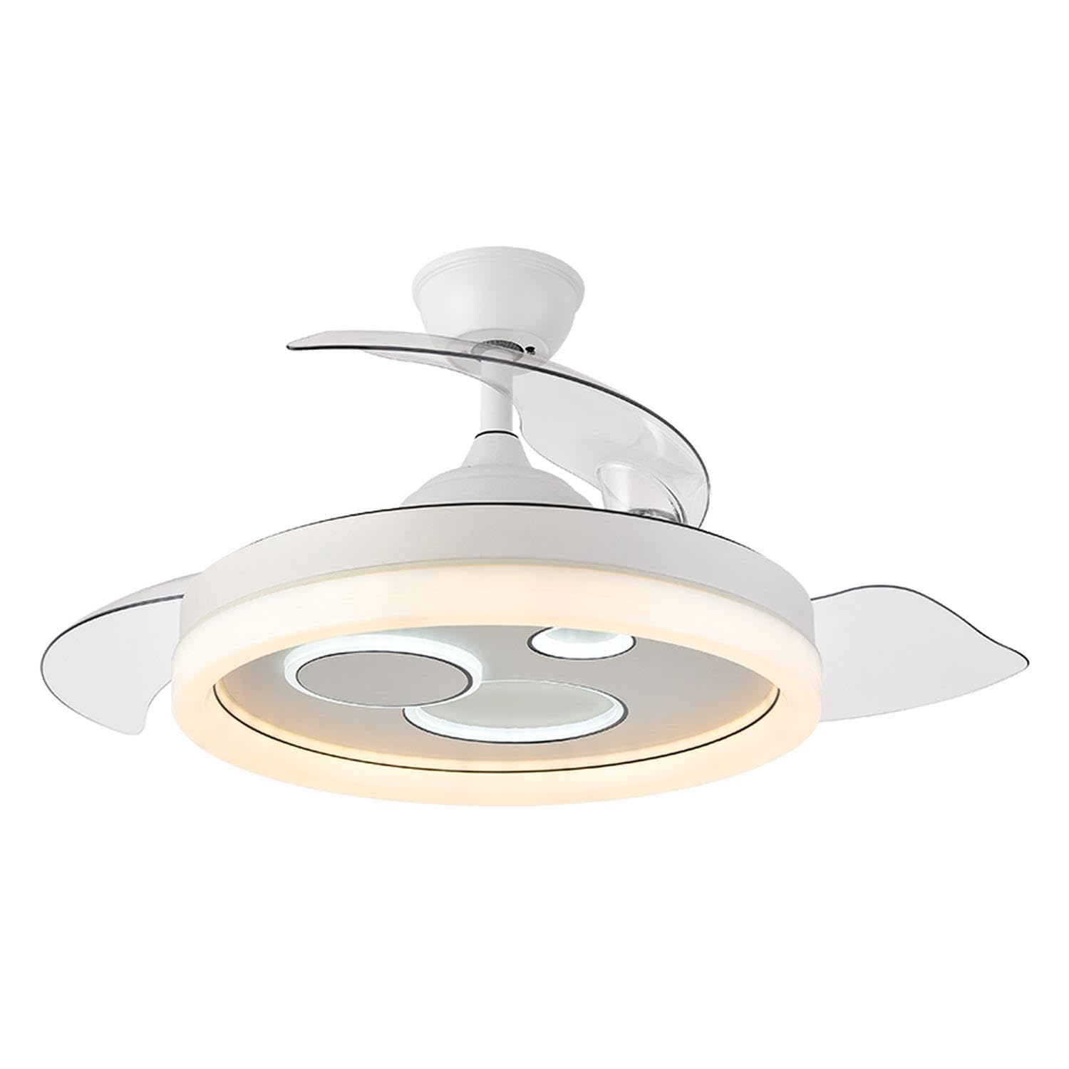 Ventilador Dc 72w 6120lm blanco 110d 3aspas Desp.3000-4000-6000k Remoto+ Temporizador+ Memoria