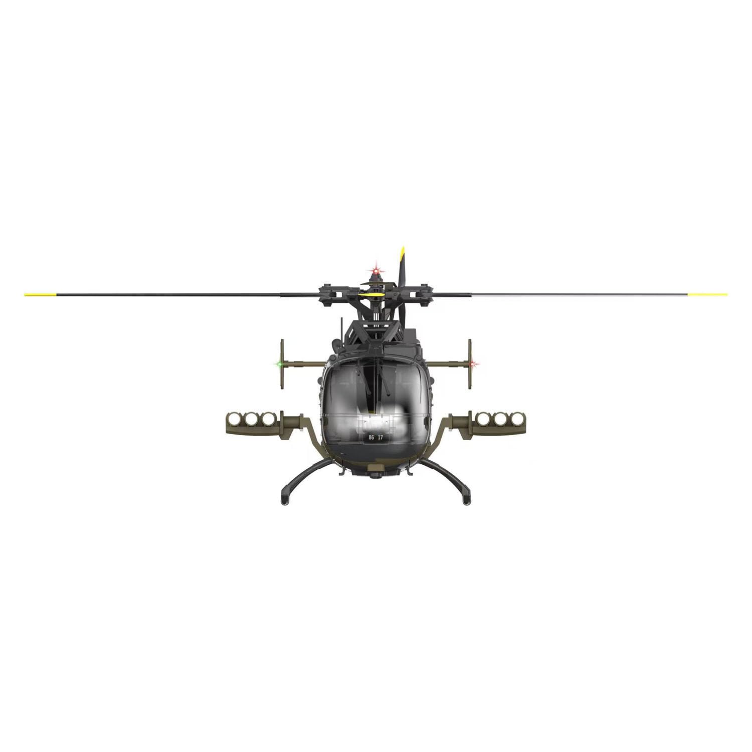 Helicóptero RC ERA 1/25 RC de 3 velocidades C180 BO-105 con control remoto para aviones sin escobillas, despegue de una sola tecla listo para volar