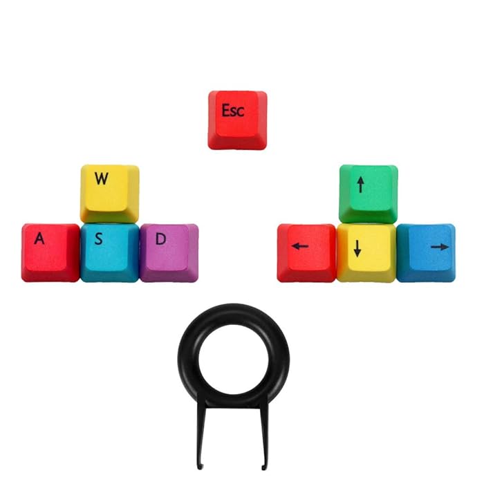 Buy WASD Keycaps,Arrow Key Cap,Keycaps ESC,9pcs PBT Custom Keycaps Set