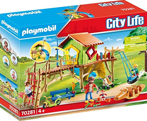 PLAYMOBIL City Life 70281 Parque Infantil Aventura, A Partir de 4 años