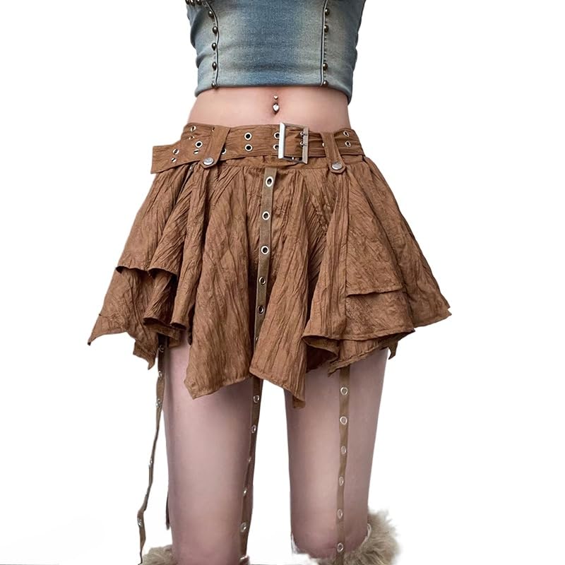 スカート inner pants mini skirt punk grunge Y2K inner pants mini skirt punk grunge Y2K