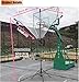 Basketball Return System, 180 Degree Shot Returner, Portable Floor Standing Design, Sturdy Steel Construction, for Indoor Outdoor Basketball Training