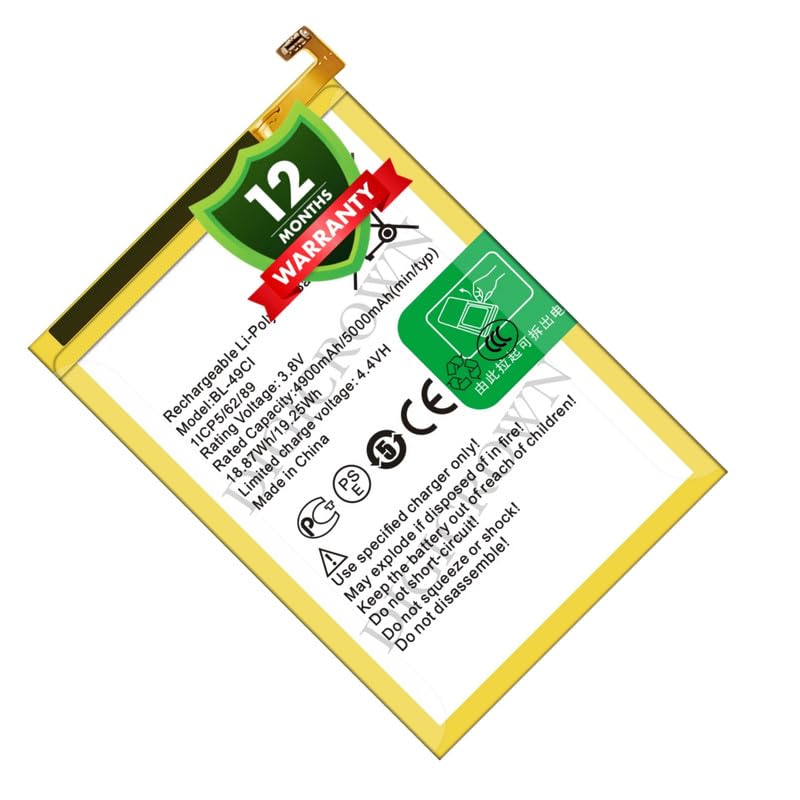 Image of Original BL-49CI Battery Compatible for iTel P11 | P12 | iTel P41 Powerpro | P42 - (5000mAh) - 1 Year Warranty