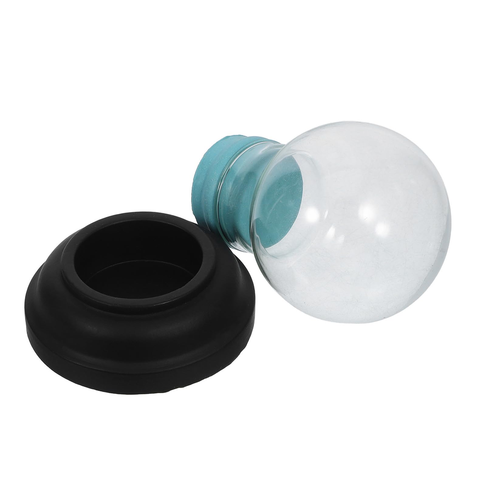 TOYANDONA 5 Piezas Cúpula de Bola de Nieve Navideña de Vidrio 3 Pulgadas | Tapa de Rosca, Diseño Reutilizable y Fácil de Limpiar, para Manualidades DIY y Decoración de Navidad