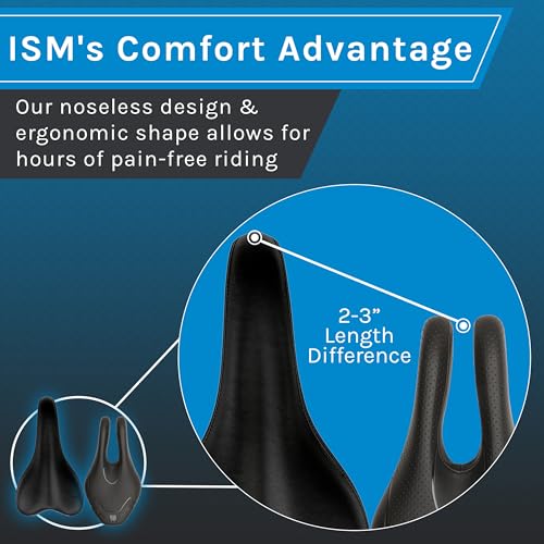 Selle ISM PS1.0 de compétition cycliste pour prolongateurs de guidon