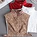 IMMEE Fake Collar Detachable Half Shirt Blouse False Collar Colorful Hollow Floral Lace Elegant for Women Girls (Champagne)