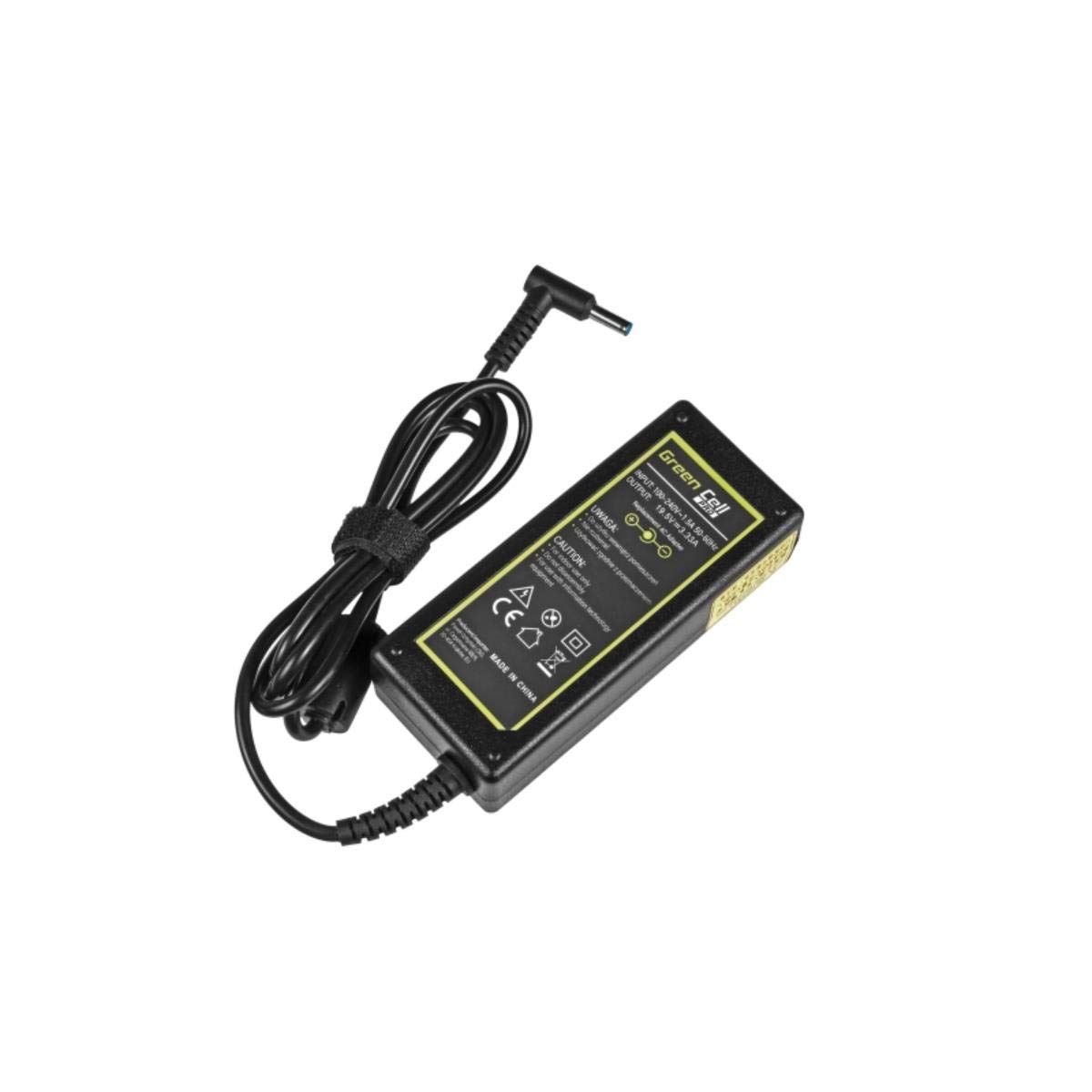 Green Cell 65 W 19,5 V 3,33 A ładowarka do laptopa HP 250 G2 G3 G4 G5 255 G2 G3 G4 G5 EliteBook 820 840 850 ProBook 450 65 0 kabel do ładowania wtyczka: 4,5-3,0