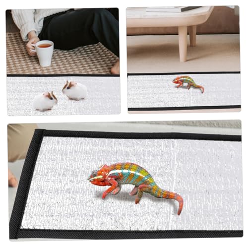Alfombrilla térmica para reptiles color plata miniatura 3