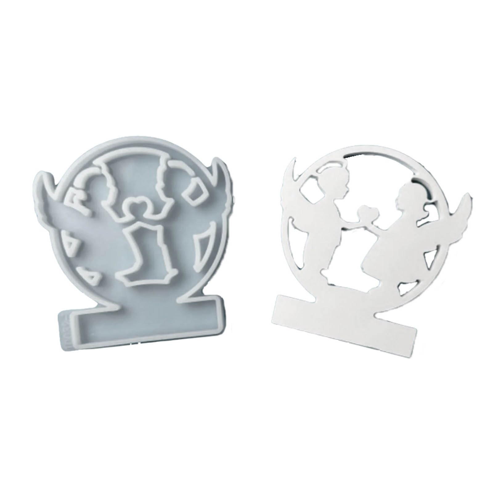 HZBB Fairy Holder Molds Fairy Tealight Holder Molds for Gypsum Ornaments Theme