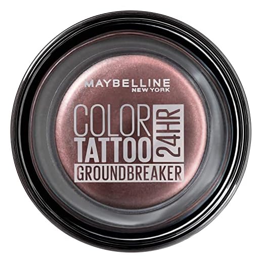 Maybelline New York Color Tattoo Cream Gel ögonskugga, 230 groundbreaker, röd, 8 G