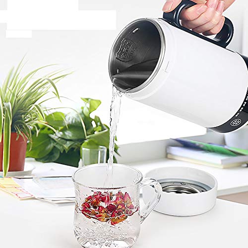 Tetera eléctrica mini portátil acero inoxidable 500ml miniatura 4