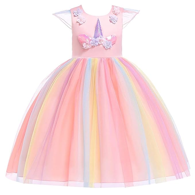 rainbow color frock