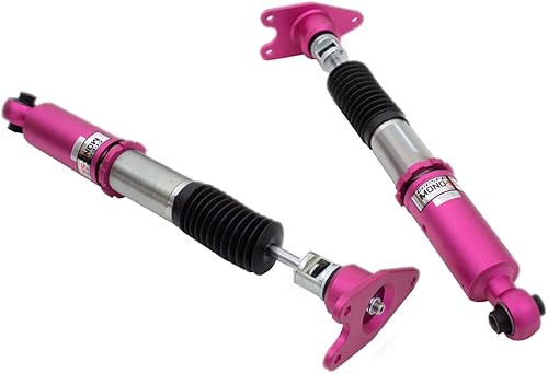 Miniatura 5 de Godspeed MSS0840 MonoSS Kit de bajada de bobina, totalmente ajustable, altura de paseo, tensión de resorte y amortiguación de 16 clics, compatible