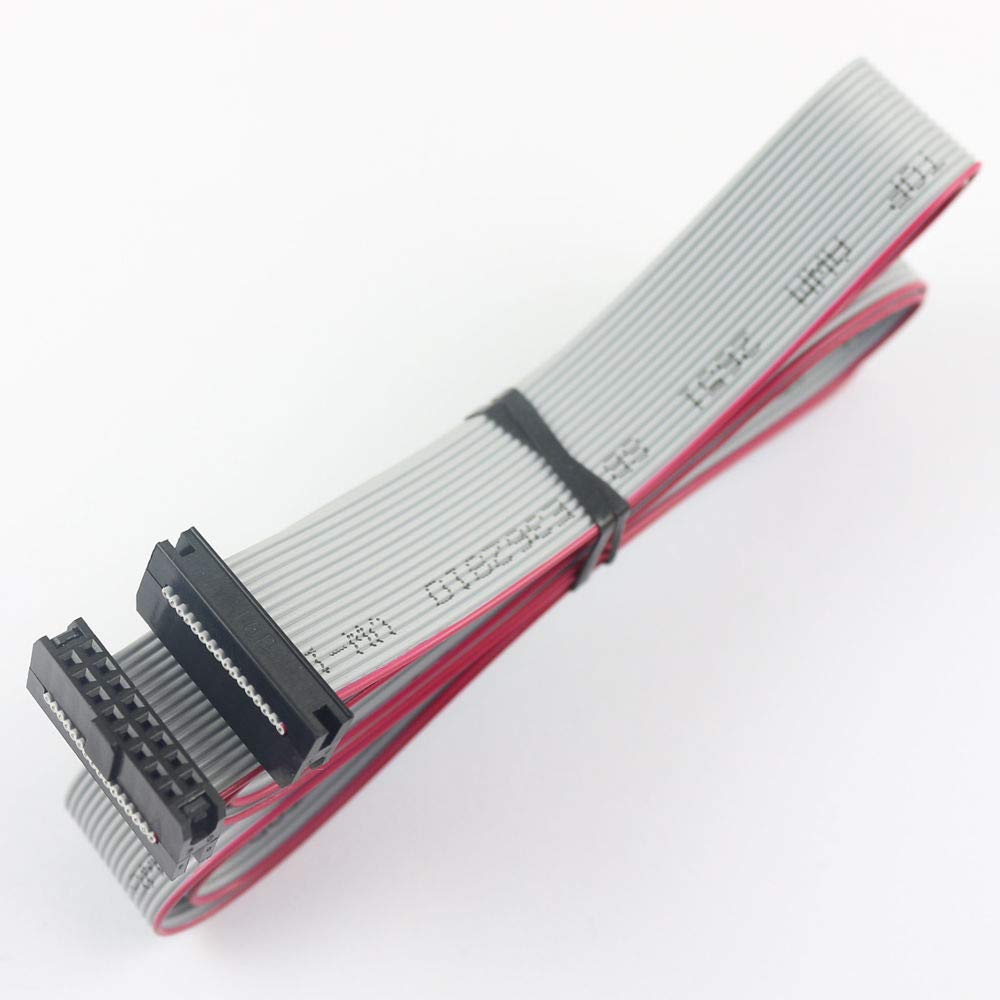 FRC RIBBION DATA CABLE WITH CONNECTORS ON BOTH SIDE (PACK OF 6) (12 INCH, 16 PIN)