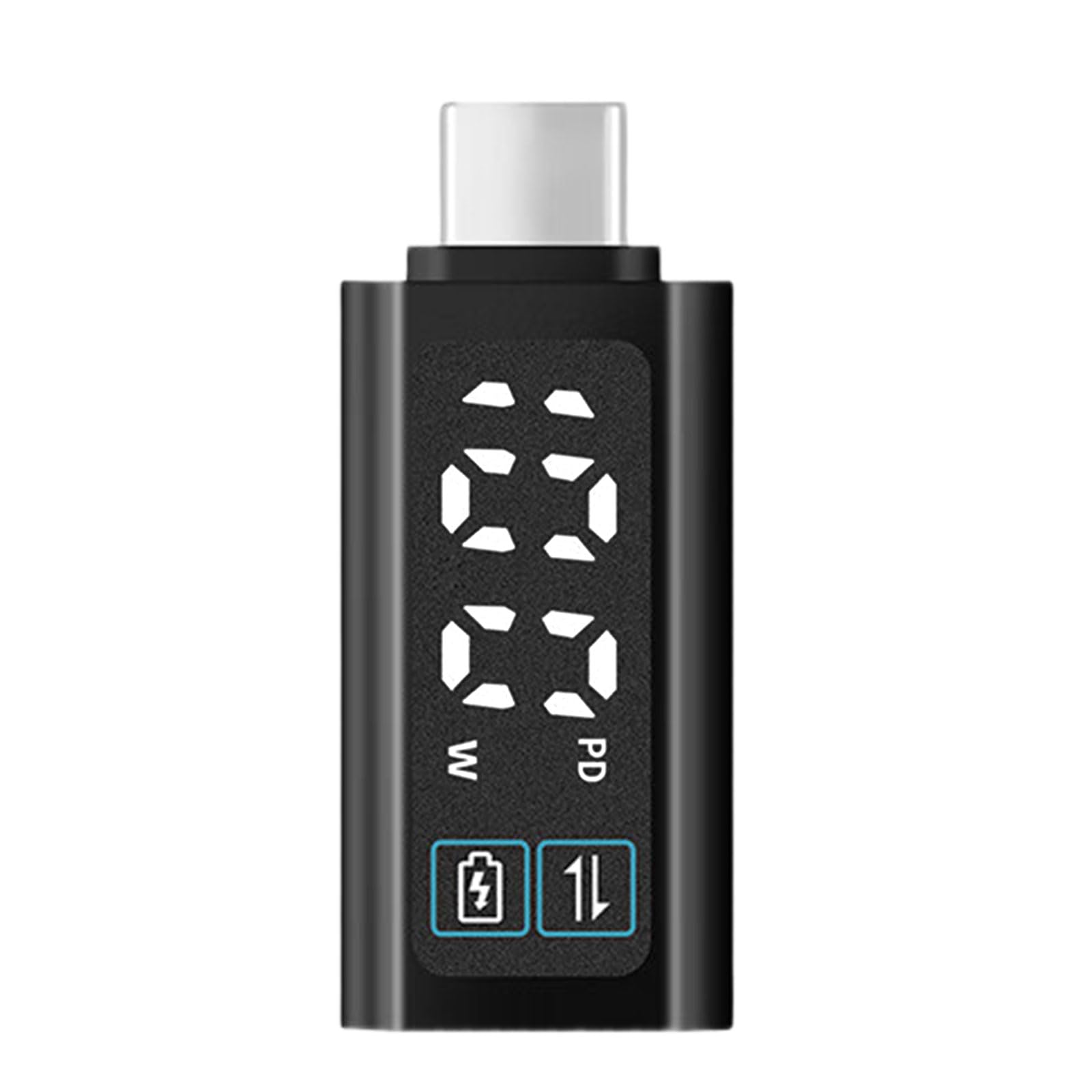 Type C Adapter USB C to USB Adapter PD100W for Quick Charging and Data Transfer Real Time Power Fast Voltages Meter