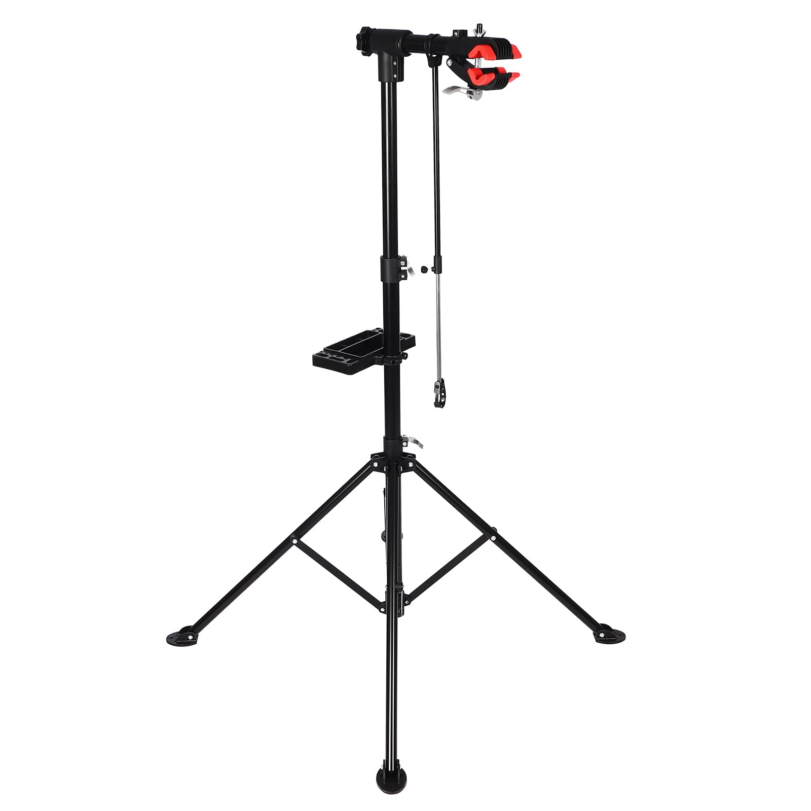 MccoMMon Supporto professionale per il montaggio della bicicletta, 50 kg, supporto per attrezzi, per e-bike, pieghevole, regolabile in altezza 108-190 cm