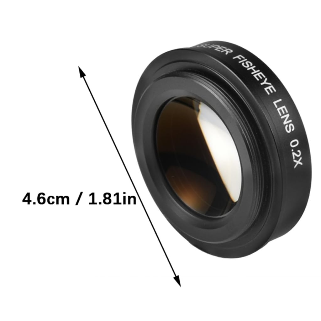 Obiettivo grandangolare 37MM 0.2x Fisheye per fotografia sportiva della macchina fotografica di azione