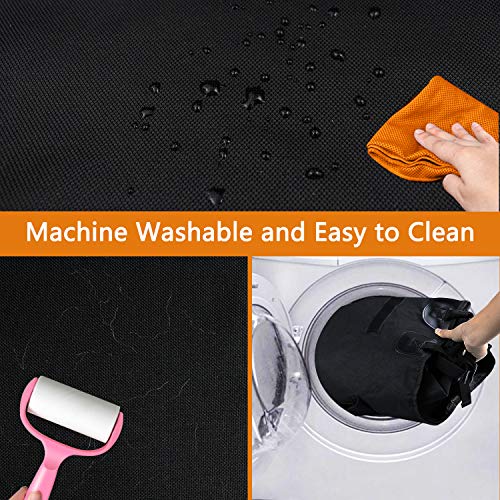 Lydonberg Dog Car Boot Liner Protector, Universal Nonslip Waterproof Pet Dog Back Seat Cover, Durable Washable Cargo Cover Mat Travel for Car Truck SUV (Black) - Image 6