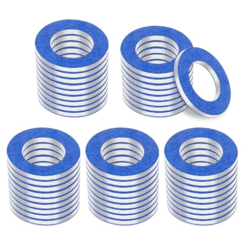 Oil Drain Plug Gaskets (50 pcs) for Toyota, Replace for Toyota Automotive Engine Oil Drain Plug Bolt Crush Washer # 90430-12031