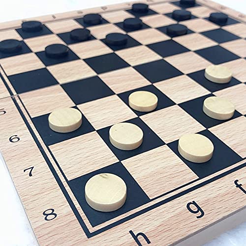 ZAW Schach Große Schach- und Checkers & Backgammon 3 in 1 Schach Learning Set Outdoor-Reisespiele ohne magnetische Schachbrettschach-Set Chess (Color : 29x29cm)