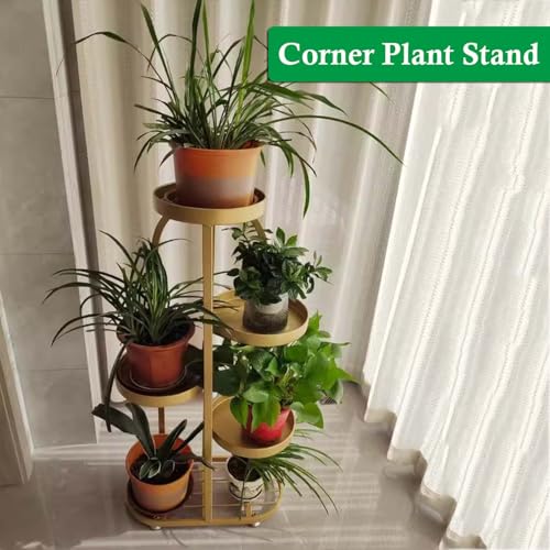 Support à plantes en métal étagère pots de fleurs intérieur et extérieur