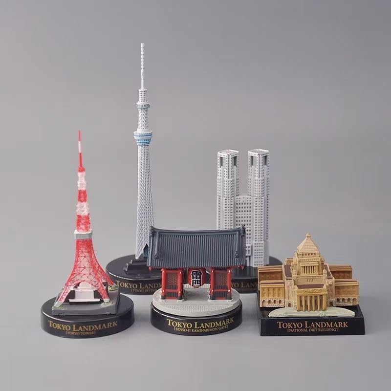 Amazon.co.jp: 国会議事堂 東京スカイツリー ミニ モデル 模型 建築