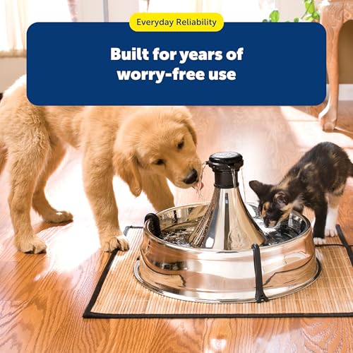 PetSafe Drinkwell 360 Stainless Steel Pet Fountain — 128oz Multi-Pet — view 8