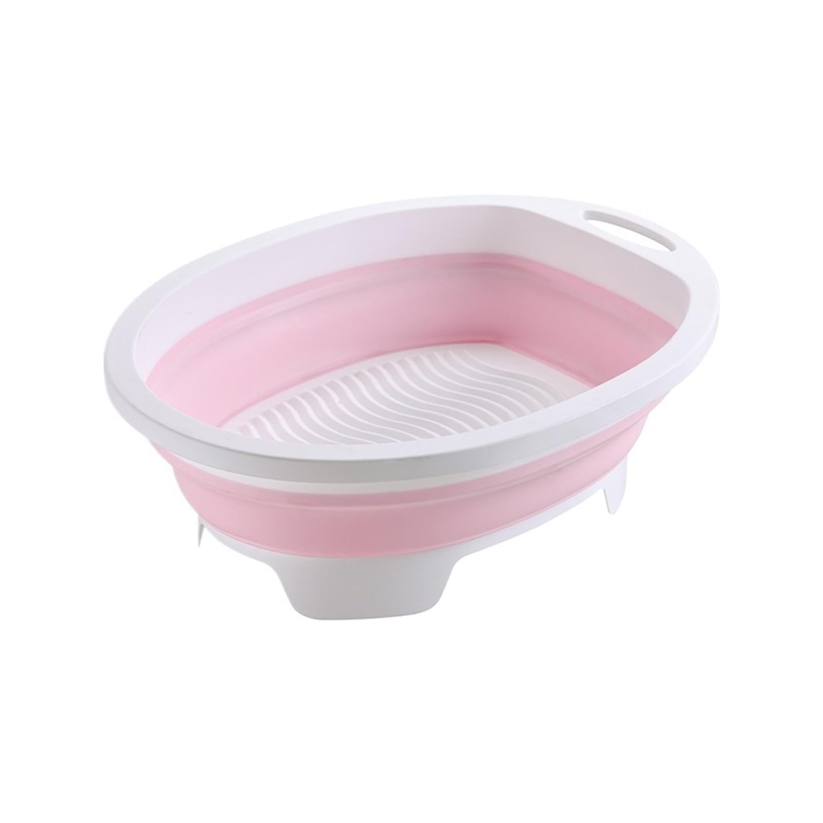 1 pièce, compatible avec les bassines à linge pliables, portable for voyages et le camping, utilisée for laver vêtements chaussettes(Pink)