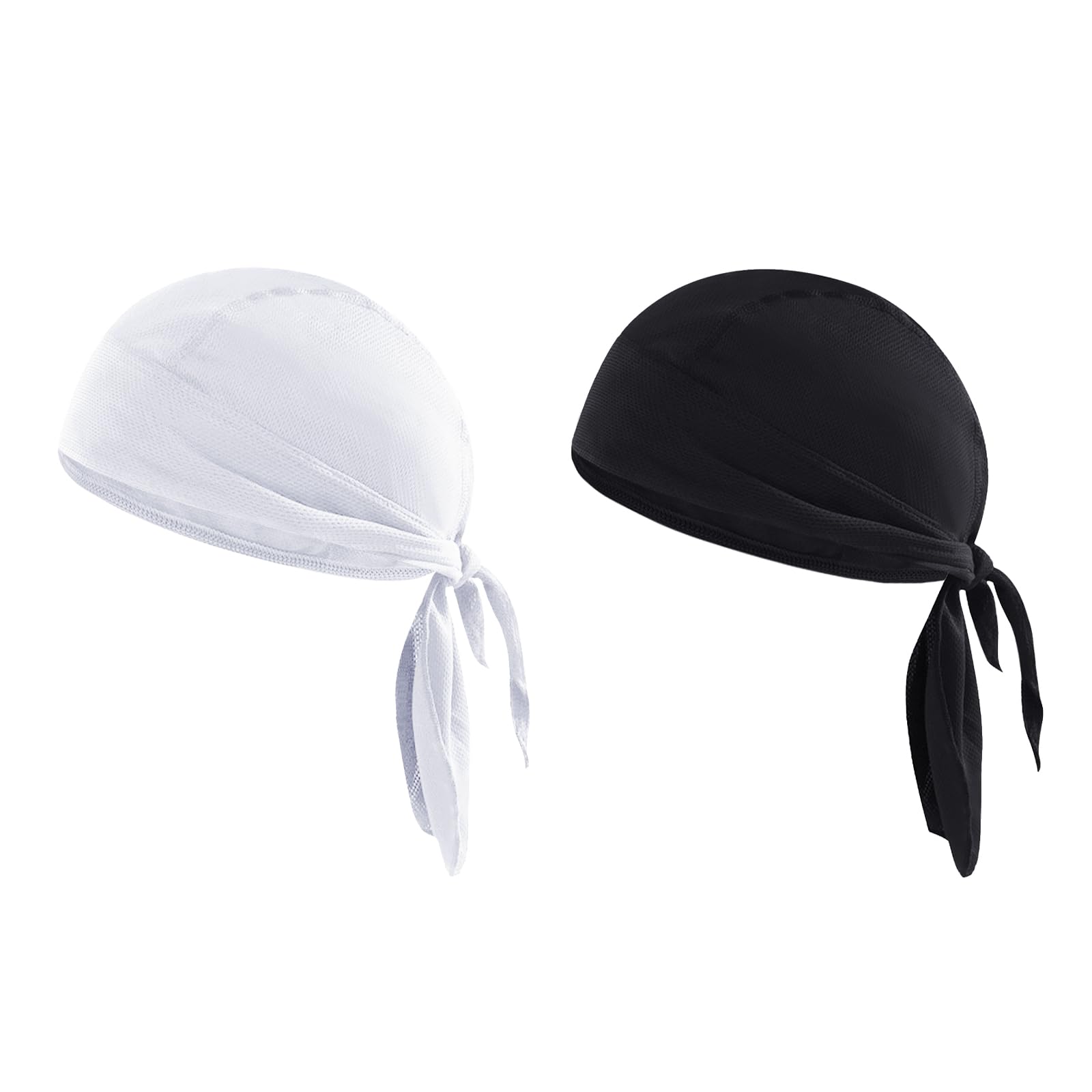 RUIXIA 2Pcs Bandana Homme Sport Bandana de Cyclisme Bonnet sous Casque de Vélo Bandeau d'été Anti-UV Respirant Séchage Rapide pour Vélo Moto Danse