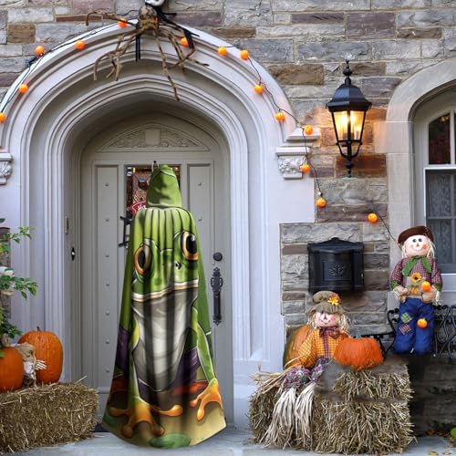 Costume de vampire de la mort avec cape à capuche pour Halloween - 7